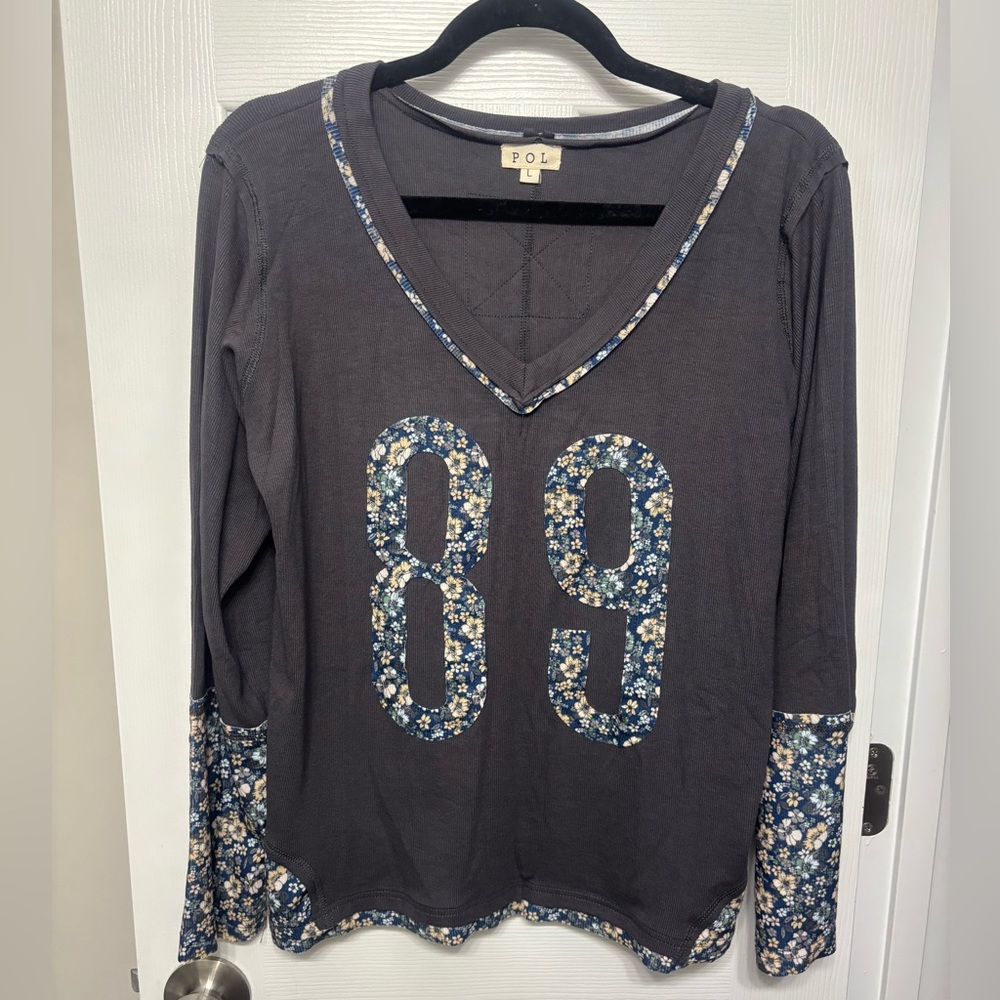 NEW POL long sleeve shirt SZ L